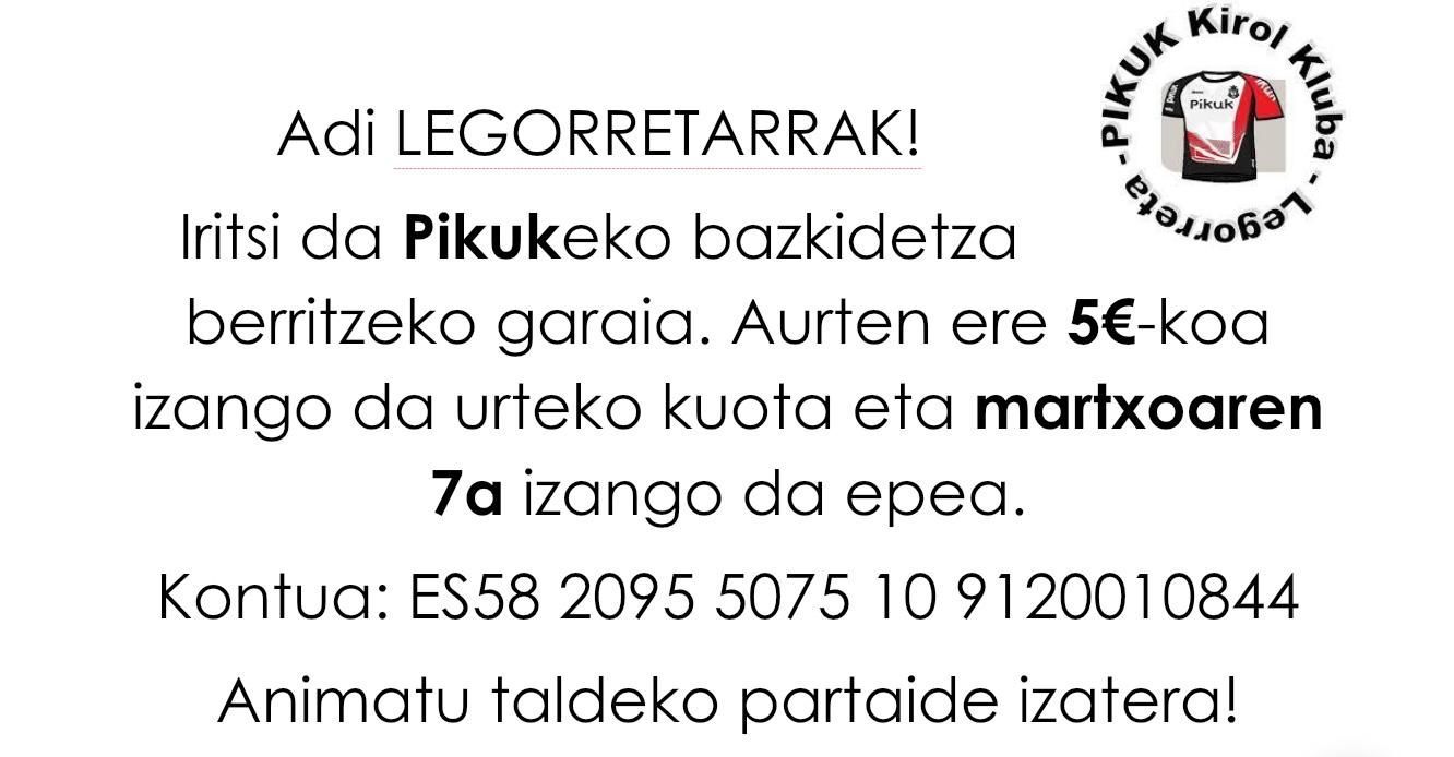 PIKUKU appean jartzeko