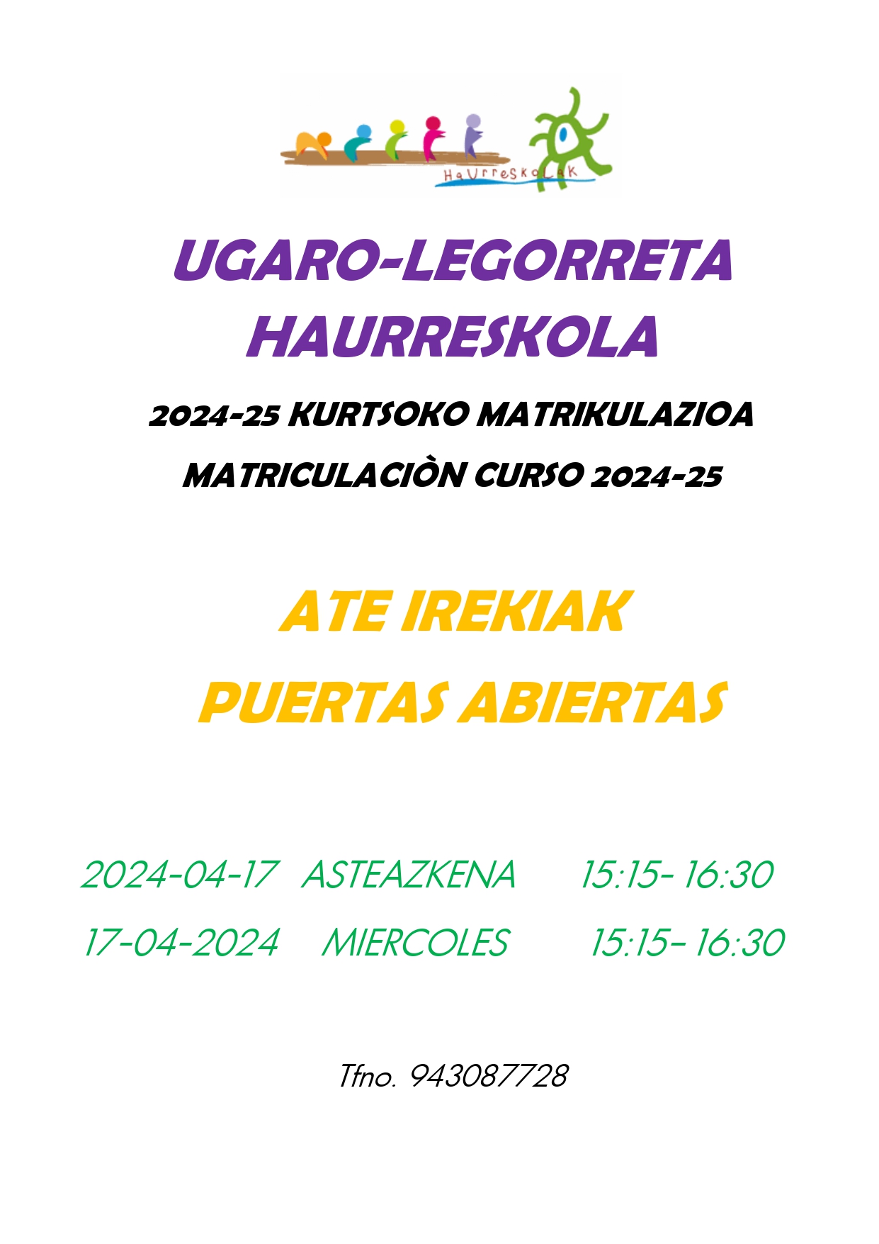 Ugaro ate irekiak