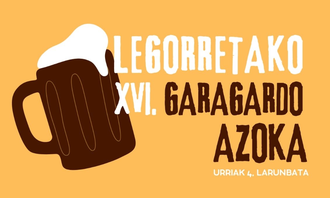 XVI. Legorretako Garagardo azoka ospatuko da