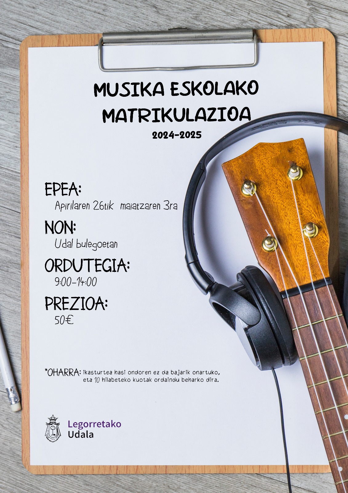 musika eskola 2024 kartela