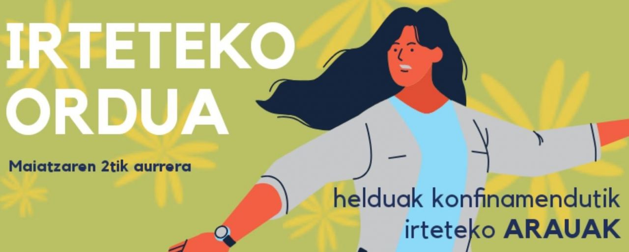 Paseatzera eta kirola egitera ateratzeko jarraibideak