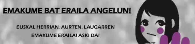 Angeluko hilketa matxistaren harira, udalbatzak bat egin du Talde Feministaren deialdiarekin