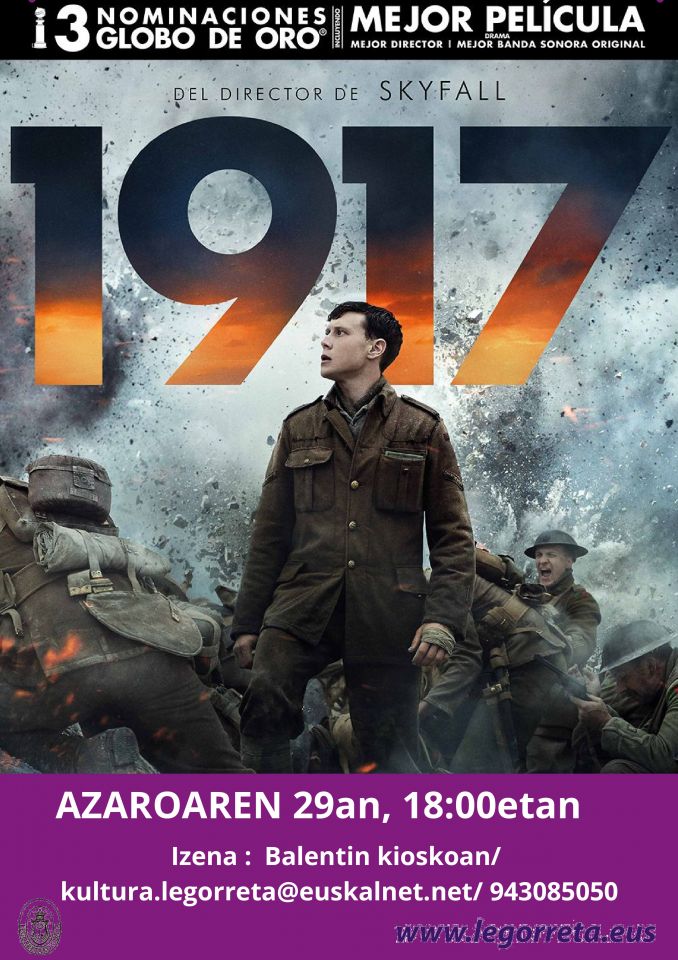 "1917" filma, igandean