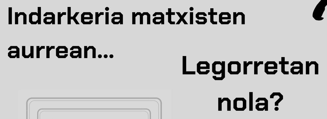 Indarkeria matxistari aurre egiteko prozesua abiatuko da asteburu honetan