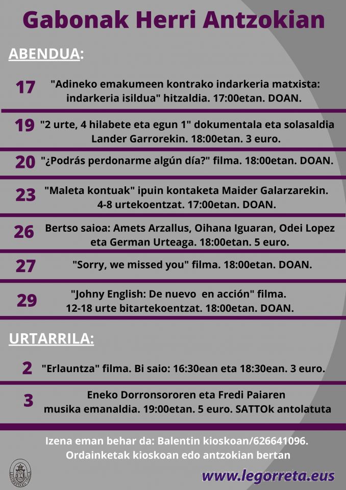 Gabonak Herri Antzokian