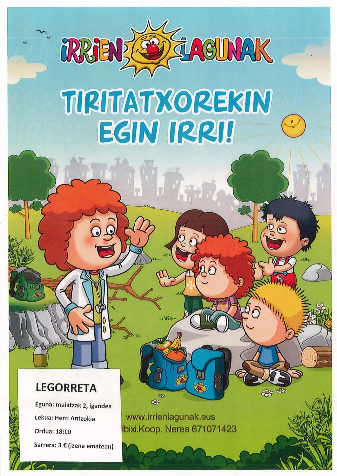 'Tiritatxorekin egin irri!' saiorako azken sarrerak