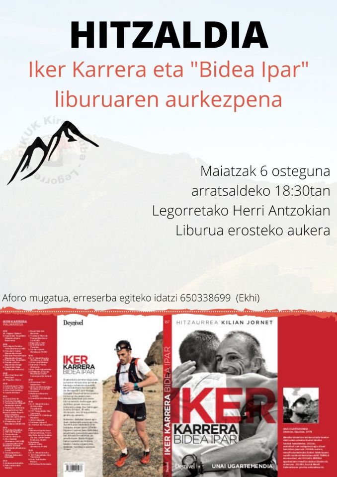 Iker Karrera presentará su último libro el jueves