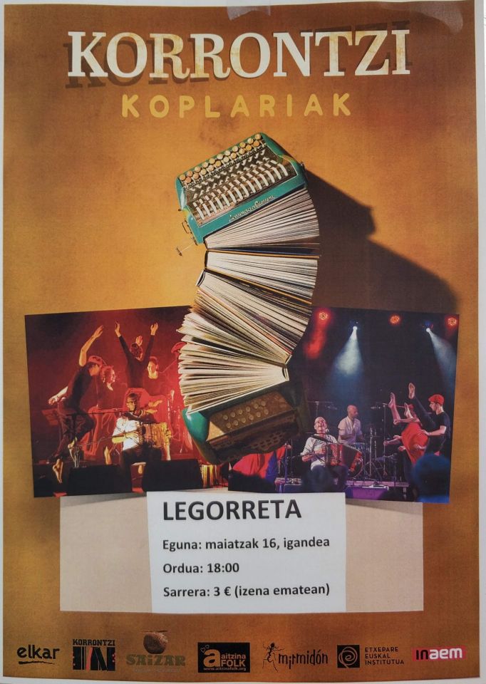 Actuación del grupo musical 'Korrontzi', el domingo