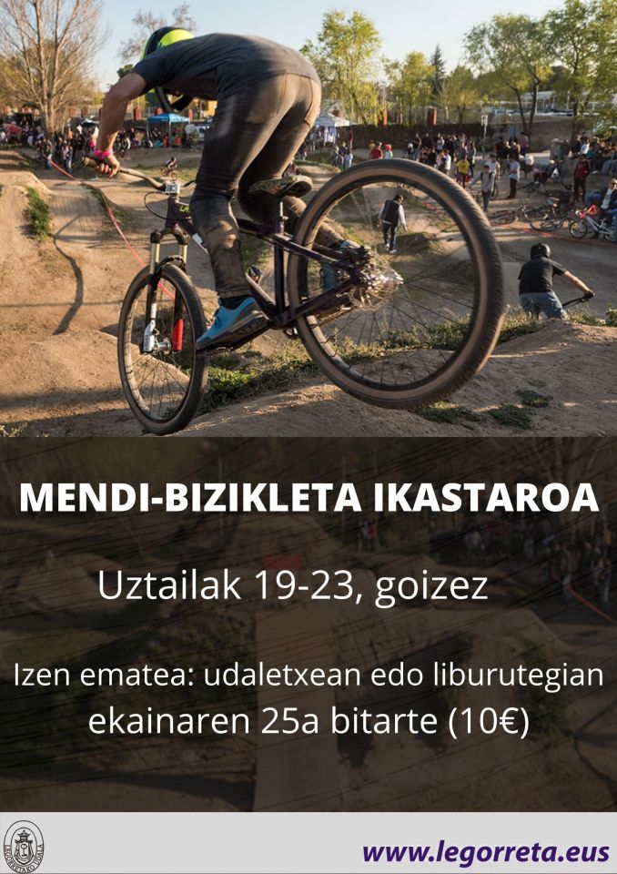 Ikastaroa Xendapedalak mendi-bizikleta parkean
