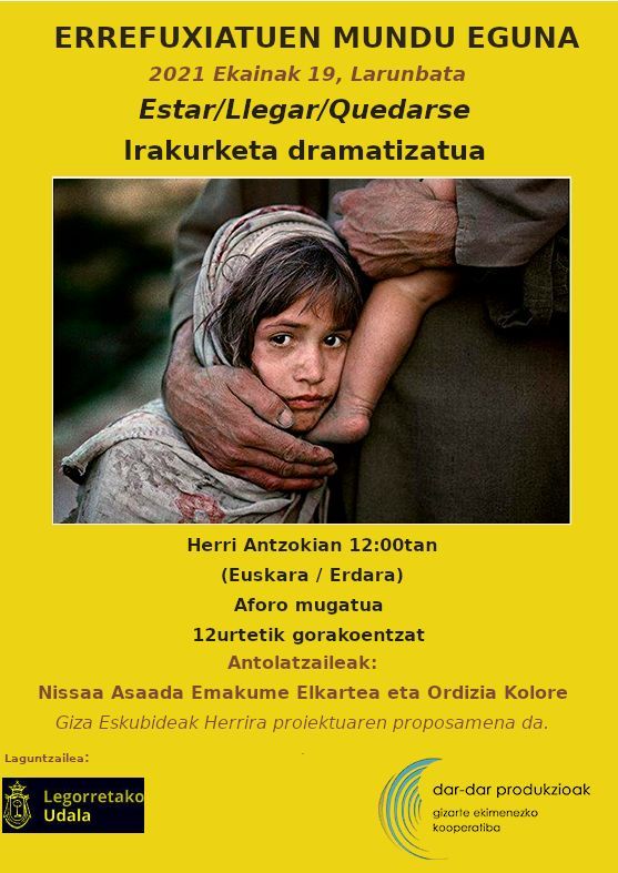 Errefuxiatuen Munduko Eguneko emanaldia, larunbatean