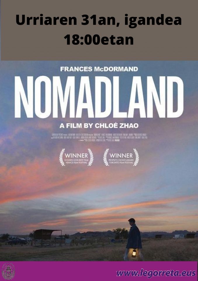 Igandeko filma: 'Nomadland'