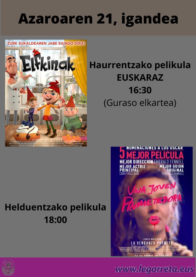 Bihar bi pelikula izango dira ikusgai Antzokian
