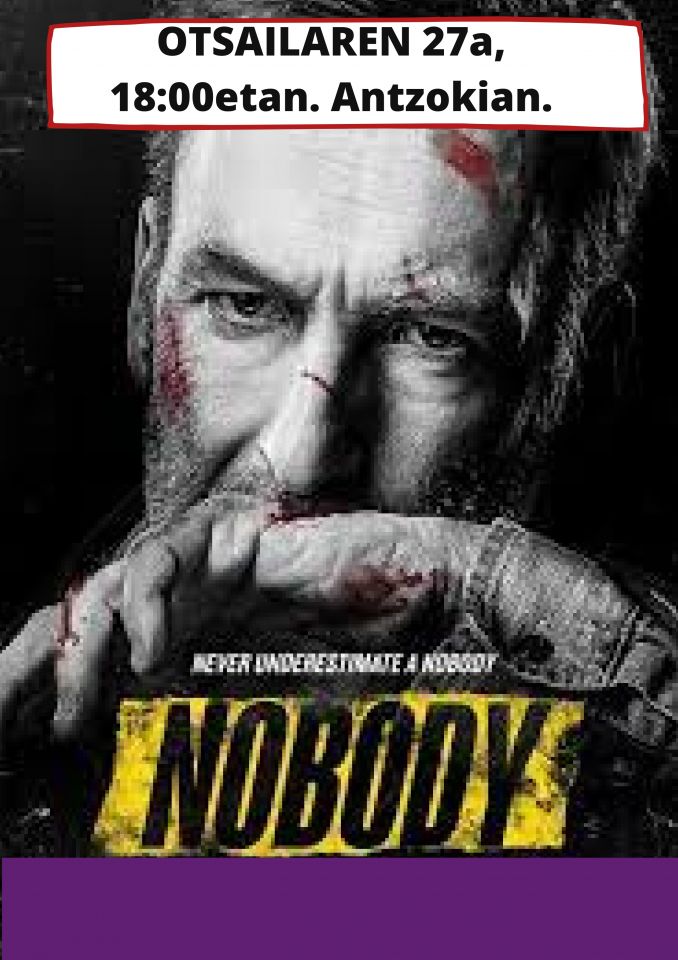 'Nadie' filma gaur arratsaldean