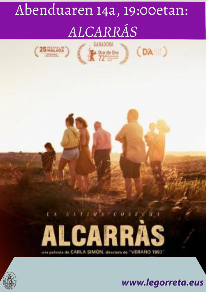 'Alcarrás' filma ikusgai bihar