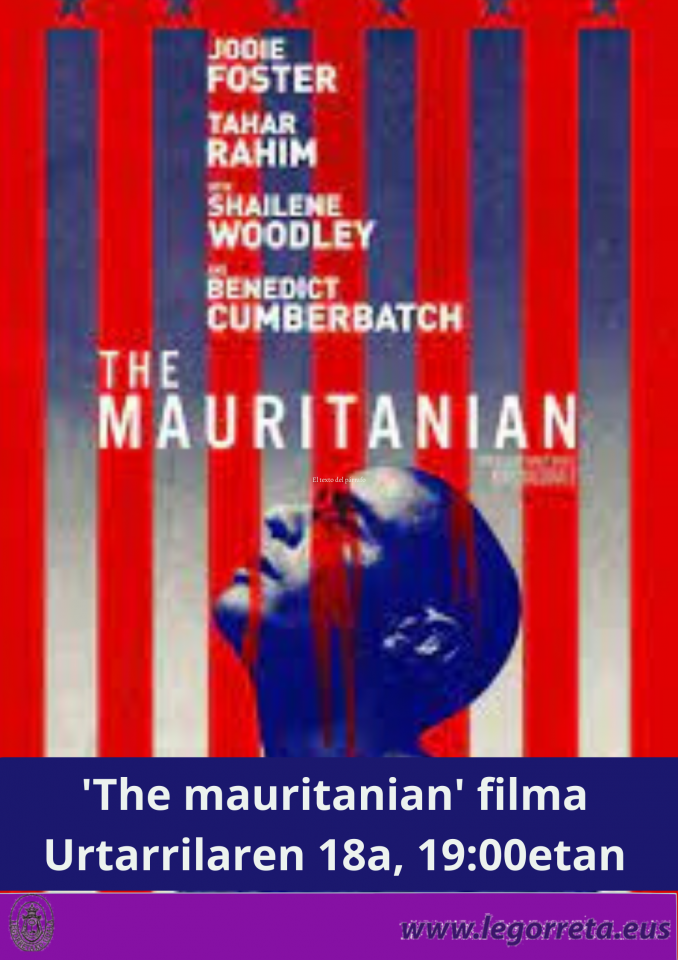 'The mauritanian' filma izango da ikusgai asteazkenean