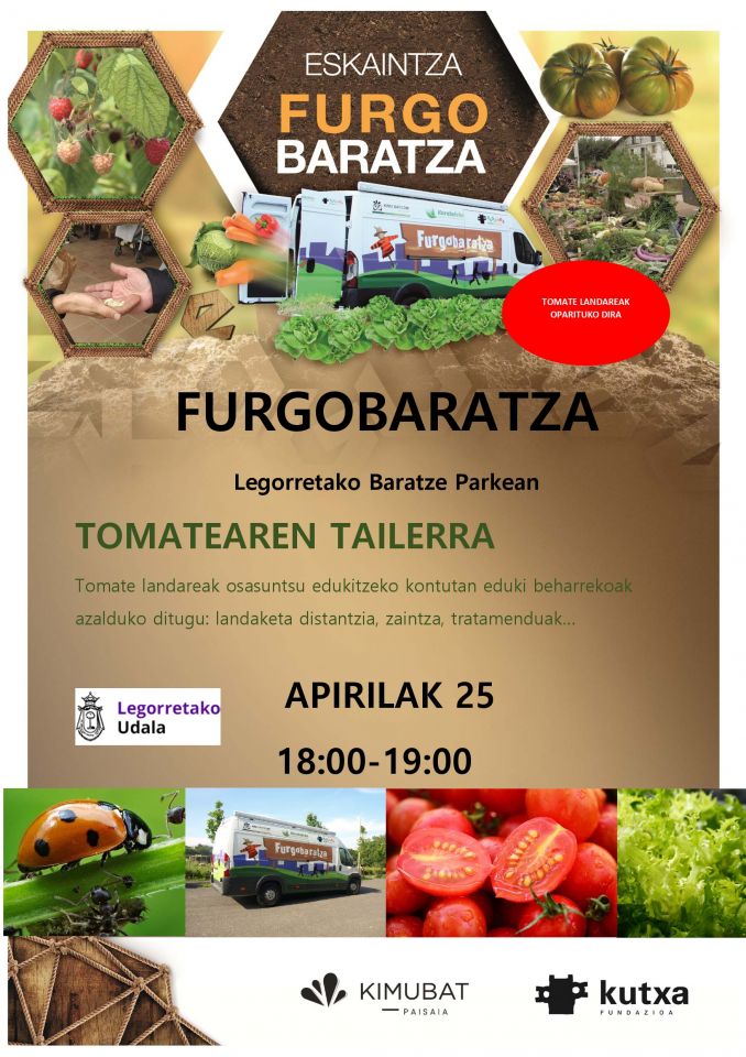 Visita de la furgobaratza, mañana