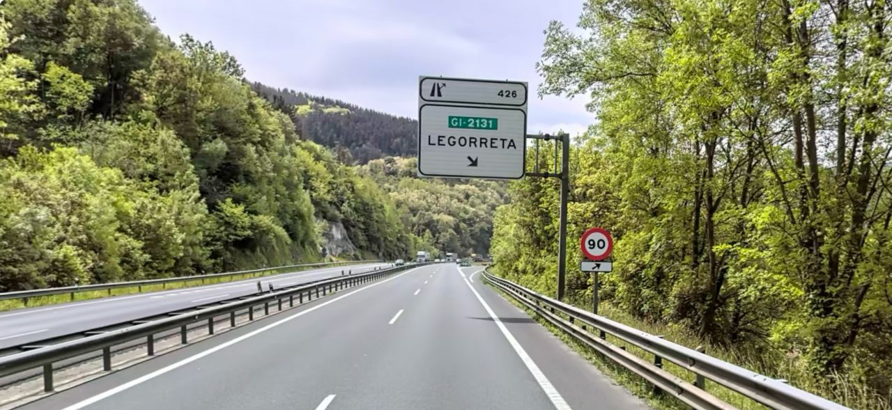 N-1eko Legorretako irteera itxita egongo da larunbat honetan