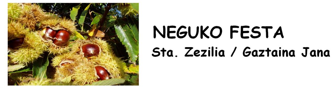 Neguko festa, Sta. Zezilia / Gaztaina Jana