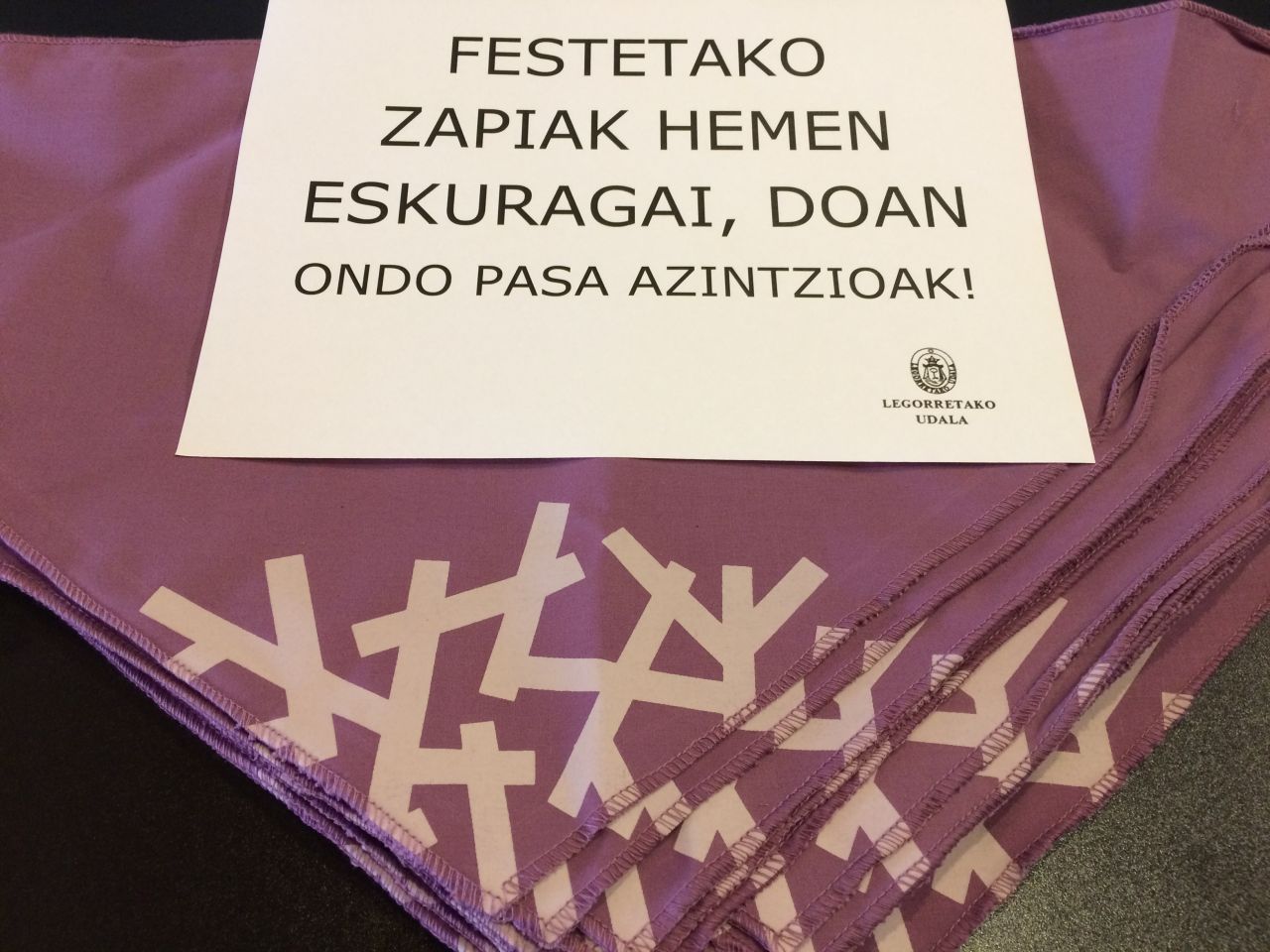 Festetako zapiak eskuragai