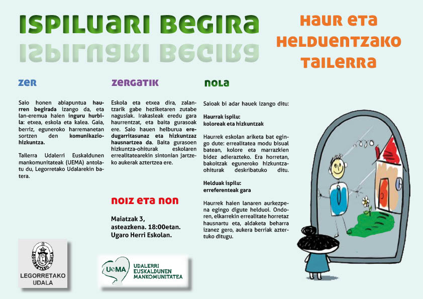 Euskararen erabilerari buruzko tailerra haur eta gurasoentzat