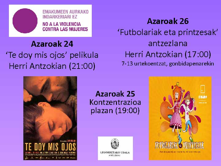 Kontzentrazioa Indarkeria Matxistaren Kontrako Nazioarteko Egunean