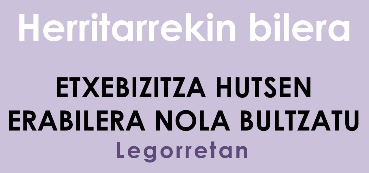 Alokairua bultzatzeko udalaren programaren aurkezpena